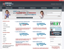 Tablet Screenshot of conciliaonline.net